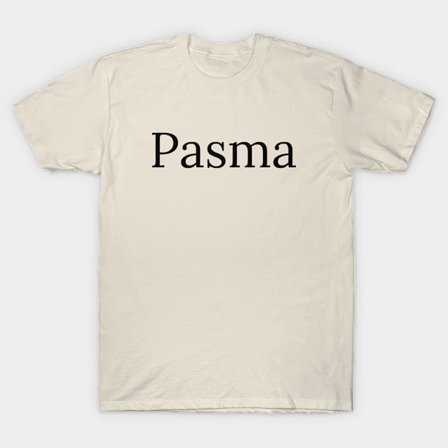 Pinay Filipino American Tagalog Word: Pasma T-Shirt by CatheBelan